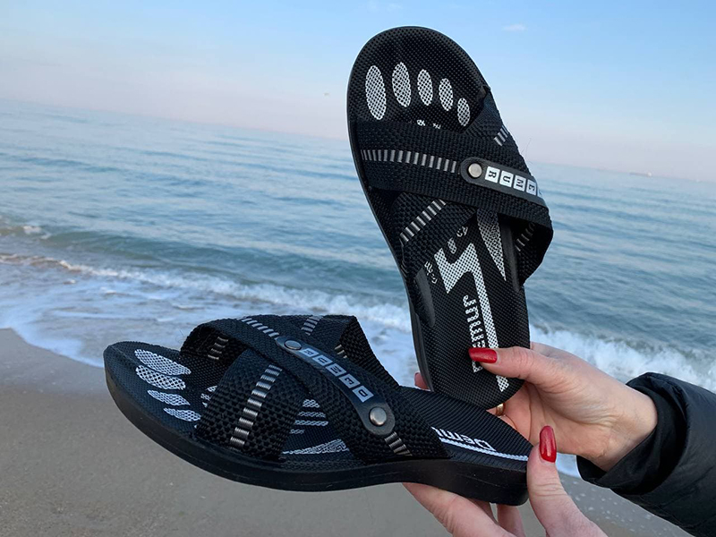Шлепанцы Gurkem (41-45) TRK black ST (лето)
