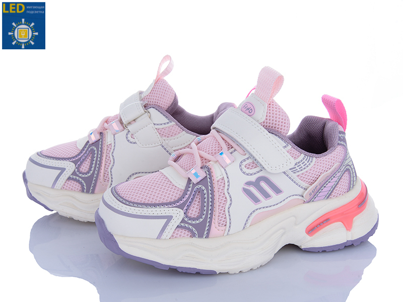 Кроссовки Poni Kids (32-37) 2080-4H LED (деми)