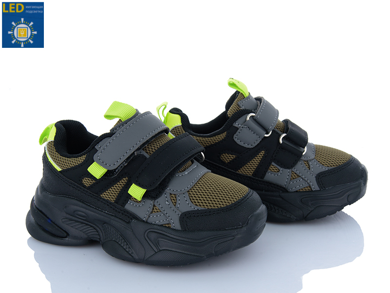 Кроссовки Poni Kids (26-31) 2054-4A LED (деми)