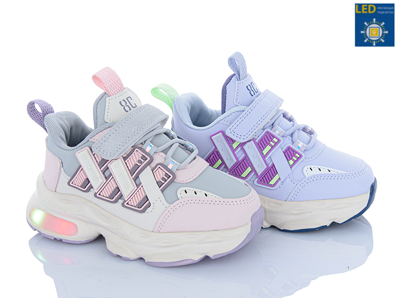 Кроссовки Poni Kids (26-31) 2042-4D mix LED (деми)