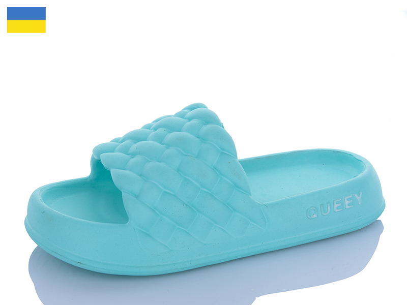 Шлепанцы ALEX M&L (36-41) ML2001 бірюзовий (лето)