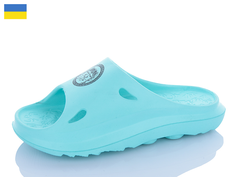 Шлепанцы ALEX M&L (36-41) ML2002 бірюзовий (лето)