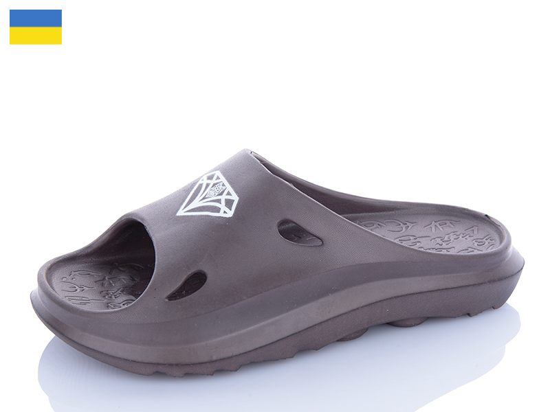 Шлепанцы ALEX M&L (36-41) ML2002 коричневий (лето)