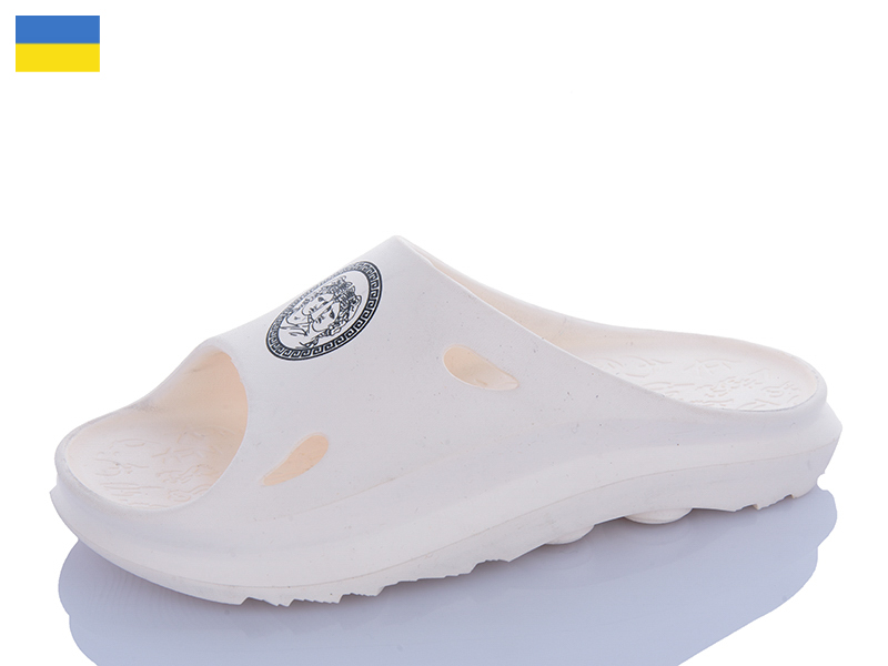 Шлепанцы ALEX M&L (36-41) ML2002 молочний (лето)