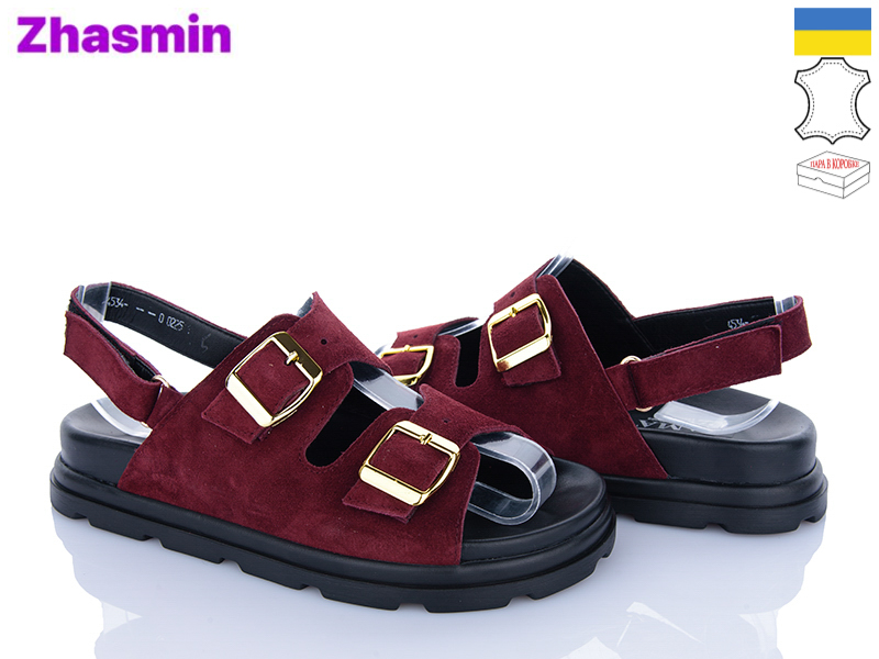 Босоножки Zhasmin (36-41) 4534 бордо сн (лето)