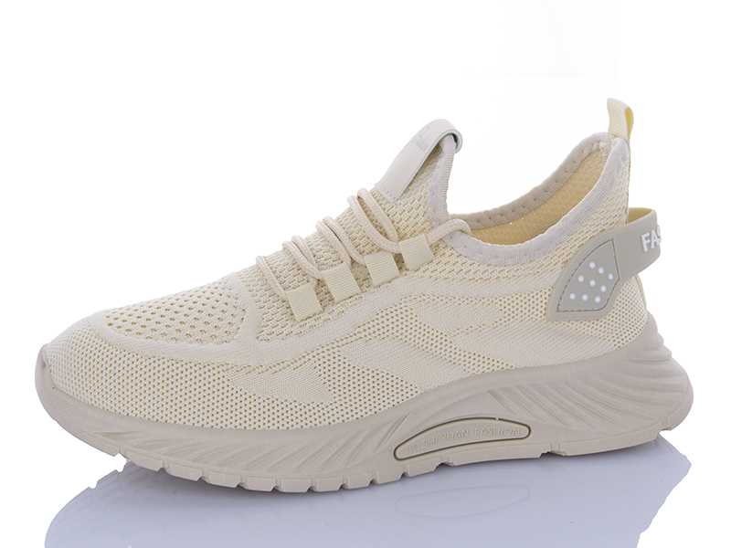 Кроссовки Шик-Шок (36-41) 2805 beige (лето)