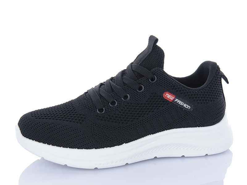 Кроссовки Шик-Шок (36-41) G615 black (деми)