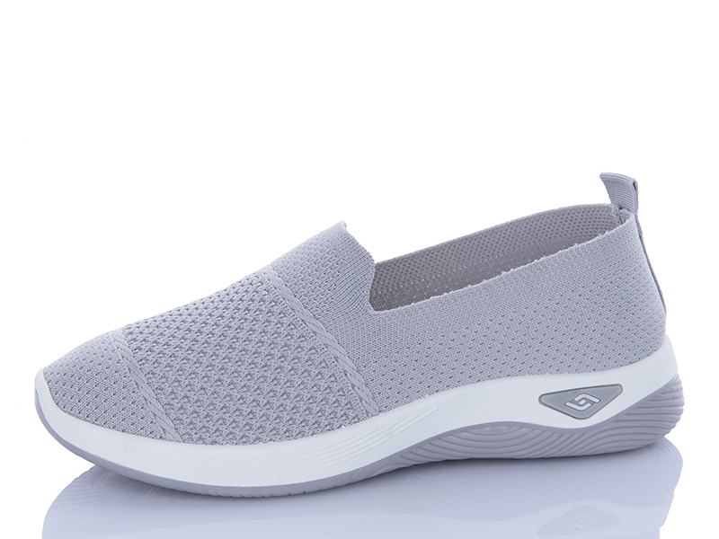 Кроссовки Шик-Шок (36-41) GSK12 grey (лето)