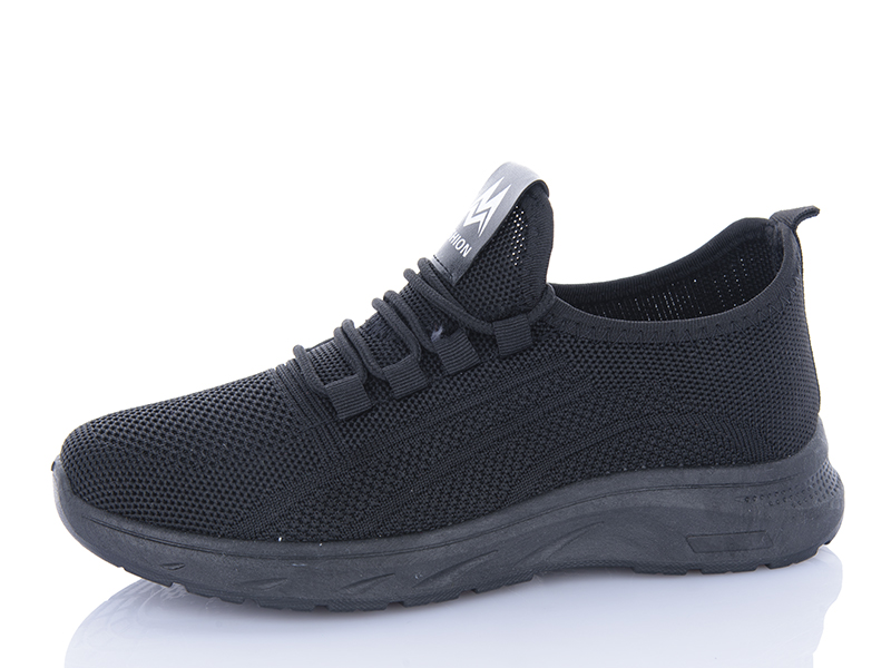 Кроссовки Шик-Шок (36-41) GYF629 black (лето)