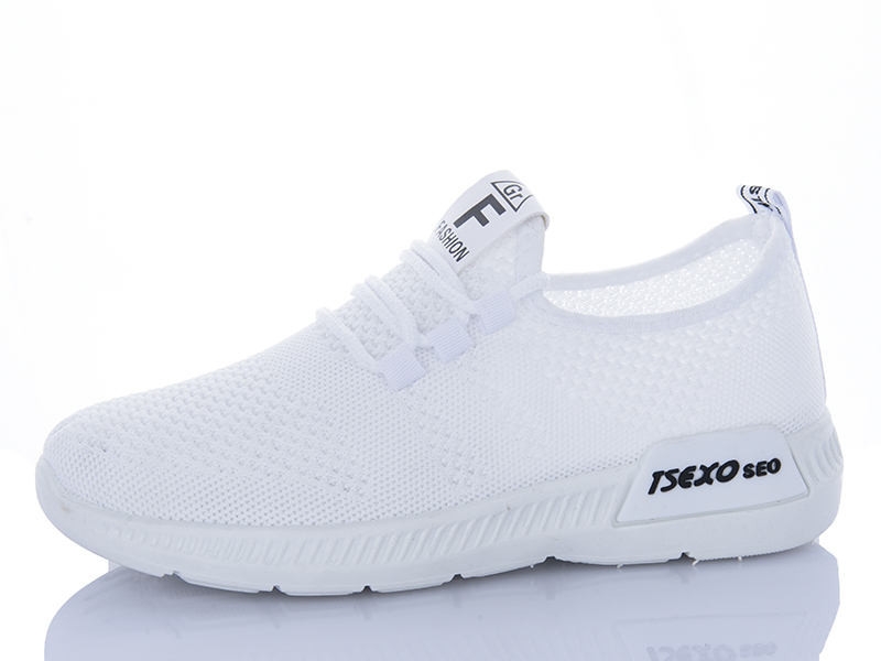 Кроссовки Шик-Шок (36-41) H5 white (лето)