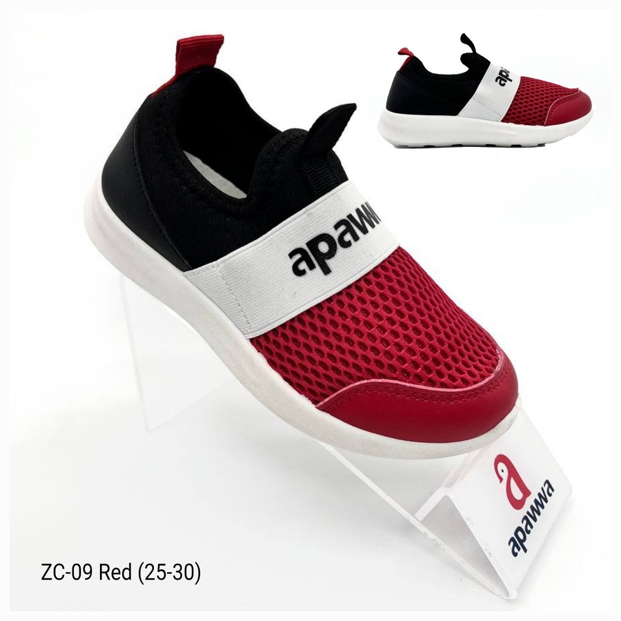 Мокасины DvaClibee (25-30) Apa-ZC09 red (лето)