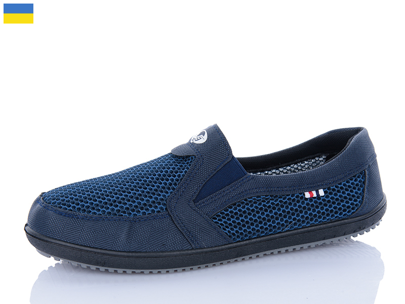 Слипоны M&L ALEX14 (41-45) AT11 синій (лето)