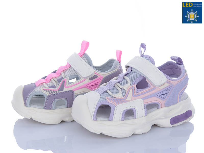 Босоножки Kajila (27-32) 2637-3D mix LED (лето)