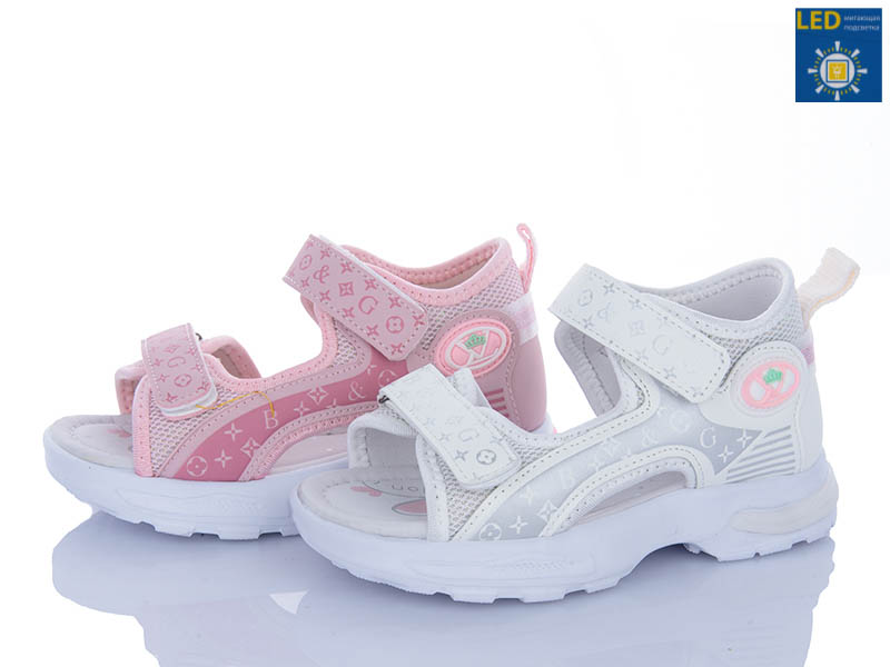 Босоножки Poni Kids (26-31) 2630-4D mix LED (лето)