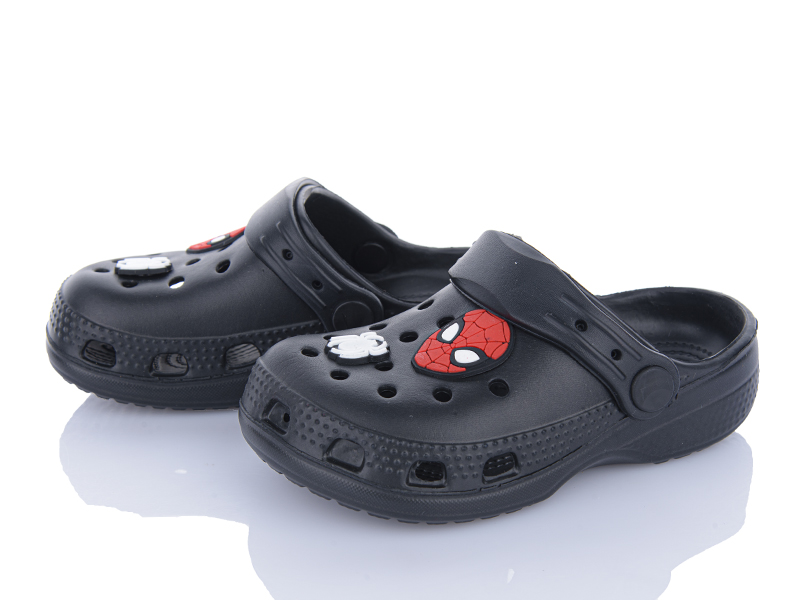 Кроксы BabyShop (26-30) 606 black (лето)