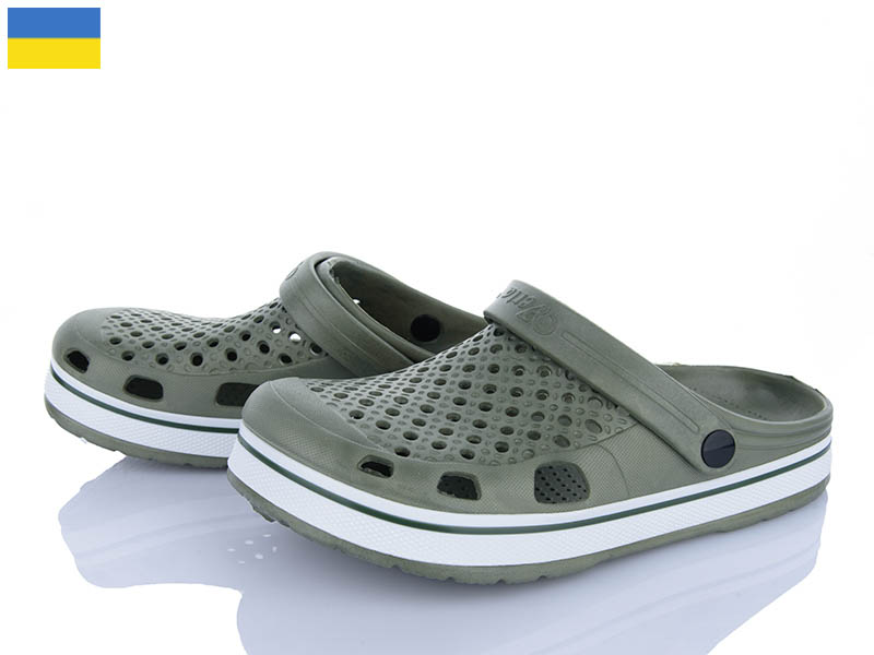 Кроксы Roks (41-46) 51 хакі (лето)