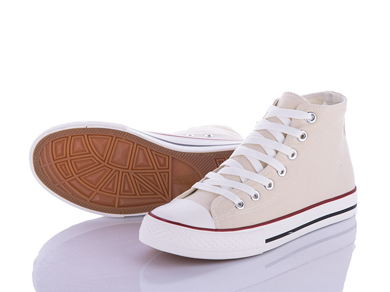Кеды VIOLETA (36-41) 888-4-4 beige (деми)