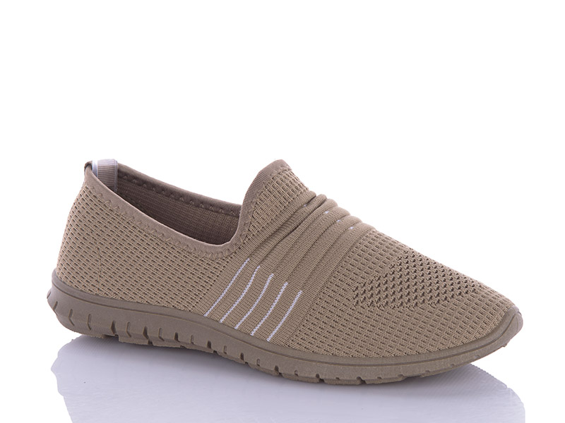 Кроссовки Yuemingzu (36-41) A19-6 beige (лето)