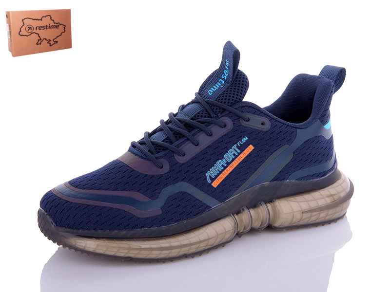 Кроссовки Restime (41-45) BML22599 navy (лето)