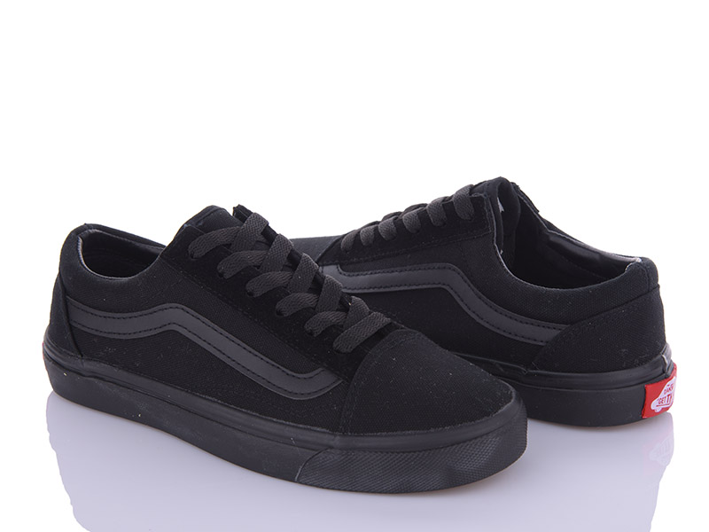 Кеды VIOLETA (35-40) S4-A801 all black (деми)