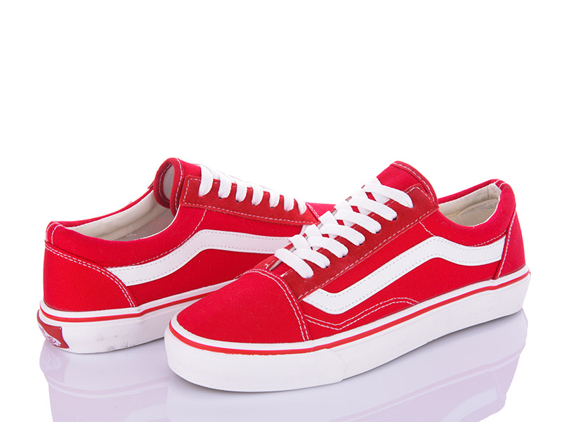 Кеды VIOLETA (40-44) S5-A801 red-white (деми)