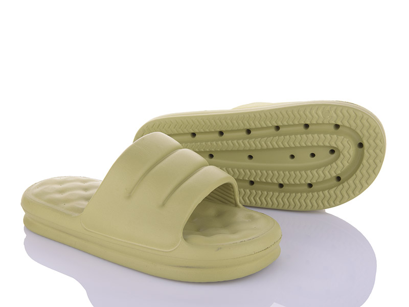Шлепанцы VIOLETA (36-41) W404 green (лето)