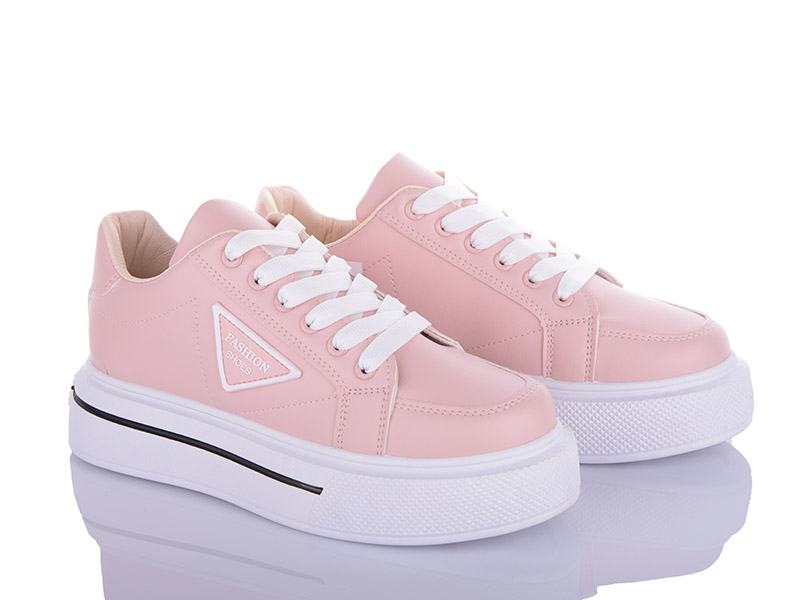 Кроссовки VIOLETA (36-41) 177-25 pink-white (деми)