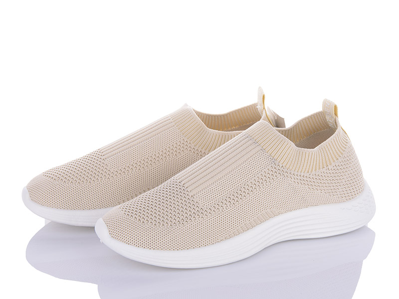 Кроссовки VIOLETA (36-41) 190-3-3 beige (лето)