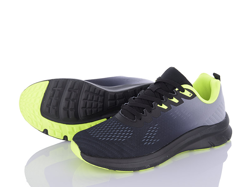 Кроссовки VIOLETA (40-45) 24-152 grey-green (лето)