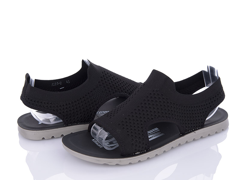 Сандалии VIOLETA (40-45) M201-2 black (лето)