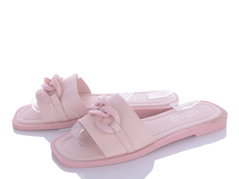 Шлепанцы VIOLETA (36-41) 197-121 pink (лето)