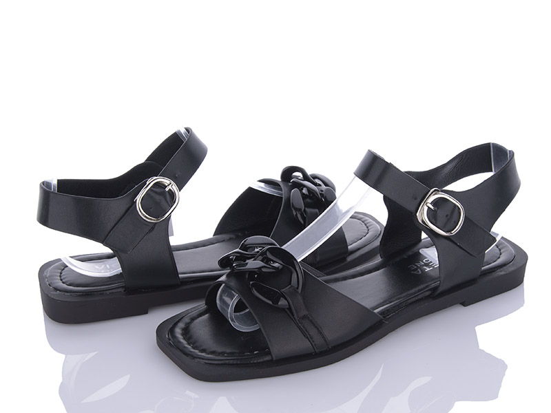 Босоножки VIOLETA (36-41) 197-125 black (лето)