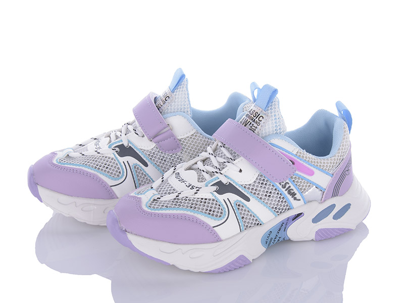 Кроссовки VIOLETA (32-37) G23-806-1 purple (лето)