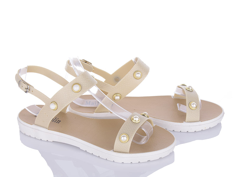Босоножки Obuv OK (36-41) 908-2 beige (лето)