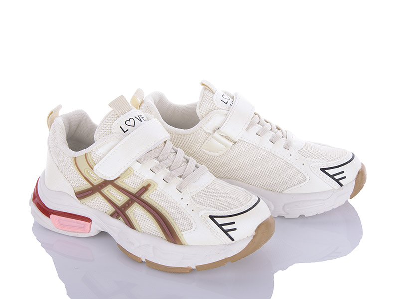 Кроссовки VIOLETA (32-37) Y134-1112B beige (деми)