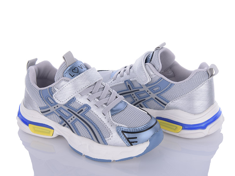 Кроссовки VIOLETA (32-37) Y134-1112B blue (деми)