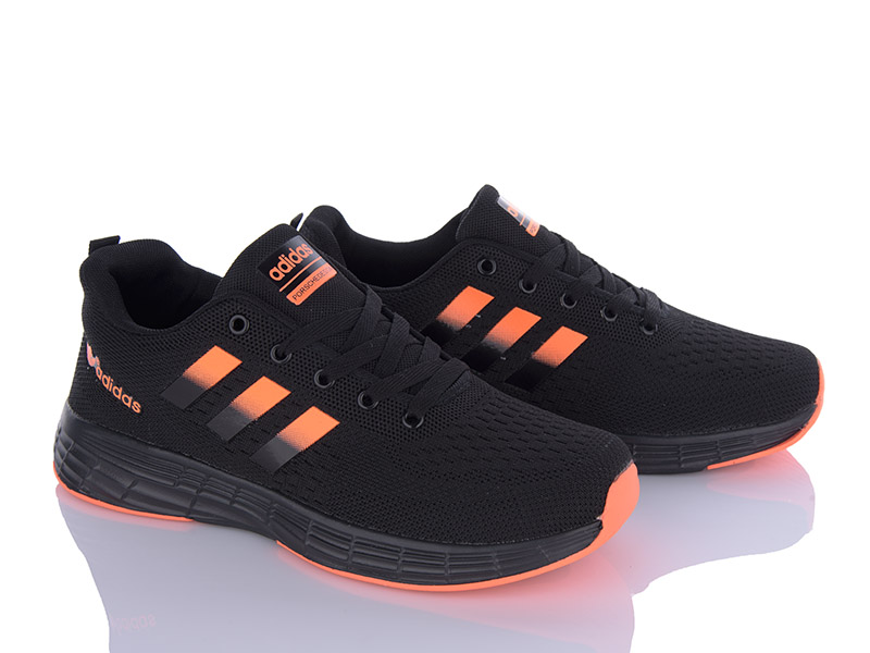 Кроссовки VIOLETA (40-44) MB06-H106 black-orange (лето)