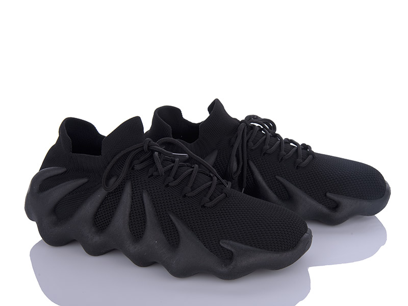 Кроссовки VIOLETA (40-44) 170-10 black (лето)