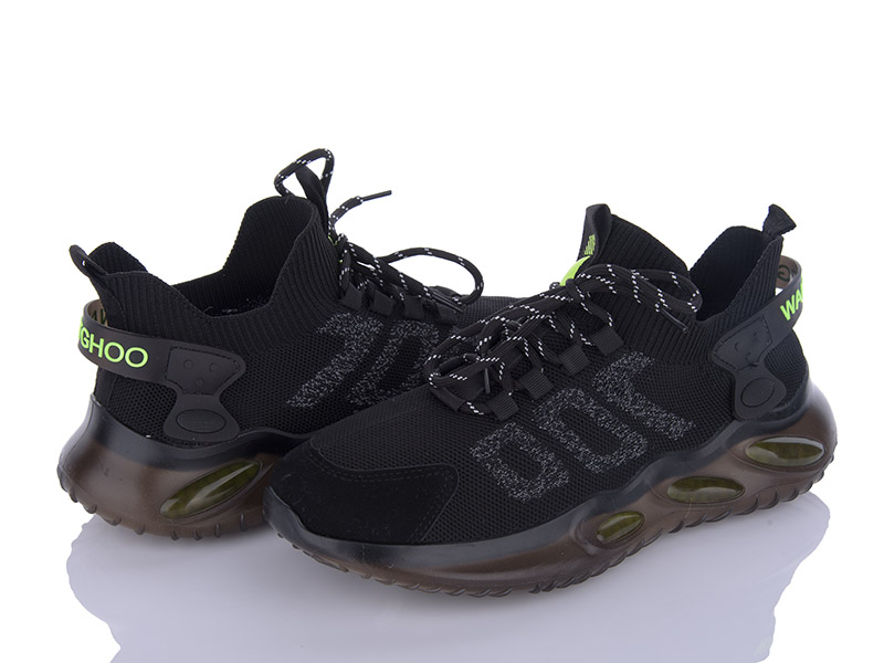 Кроссовки VIOLETA (40-44) 191-2 black (деми)