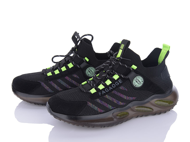 Кроссовки VIOLETA (40-44) 191-4 black (деми)