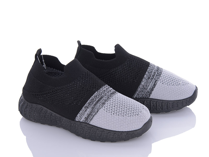 Кроссовки VIOLETA (31-36) 45-94 black-grey (деми)