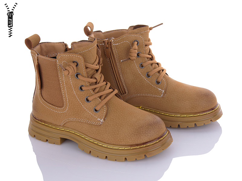 Ботинки VIOLETA (32-37) Y161-2118B camel (деми)