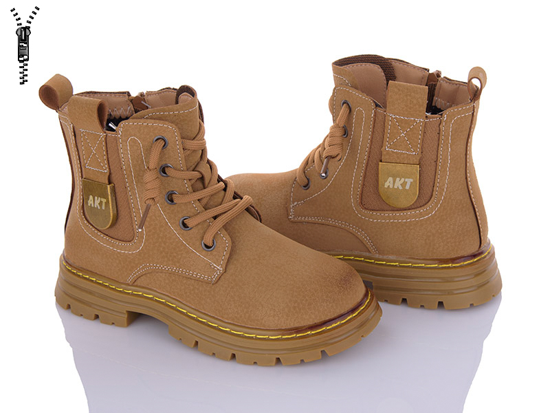 Ботинки VIOLETA (32-37) Y163-2117B camel (деми)