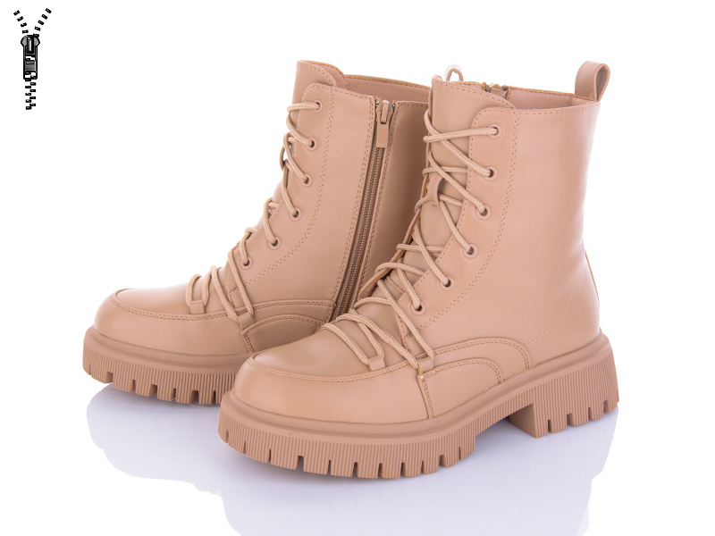 Ботинки VIOLETA (36-41) M22-M8242-5 apricot (зима)