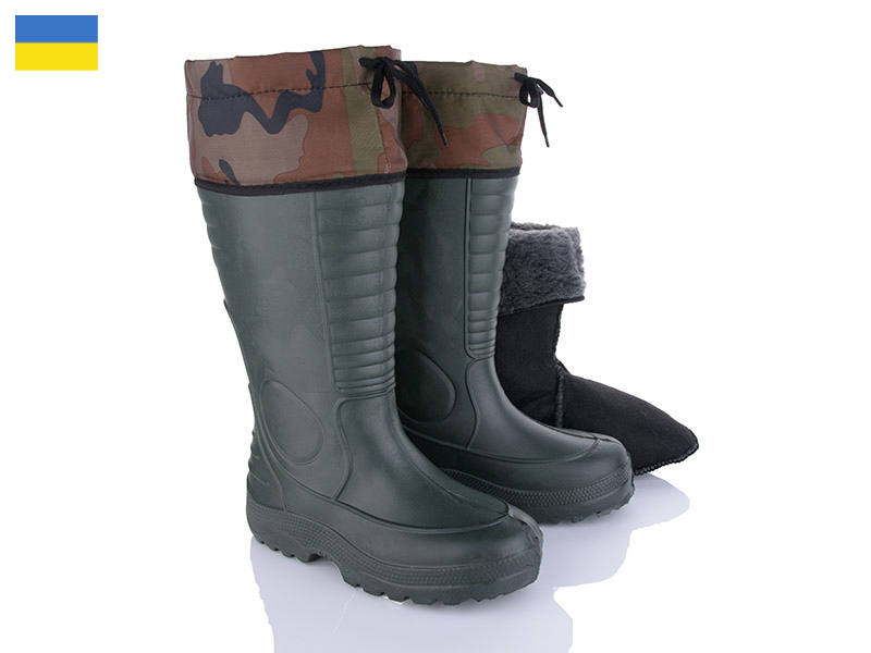 Сапоги Lenase (41-45) 016 хакі (зима)