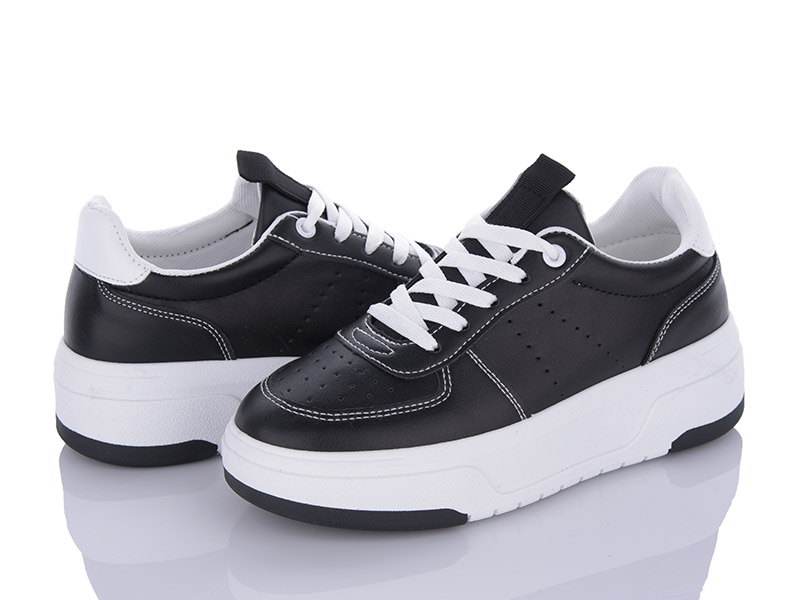 Кроссовки VIOLETA (36-41) 20-968 black (деми)