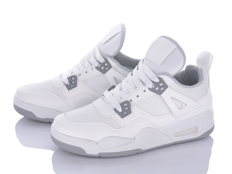 Кроссовки VIOLETA (36-41) 143-24 white-grey (деми)