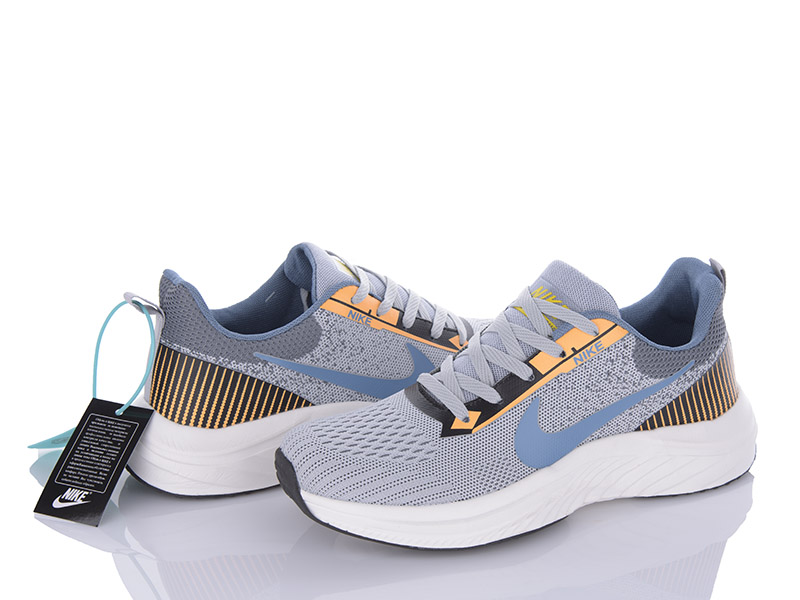 Кроссовки VIOLETA (40-44) Y171-W017 grey-blue (лето)