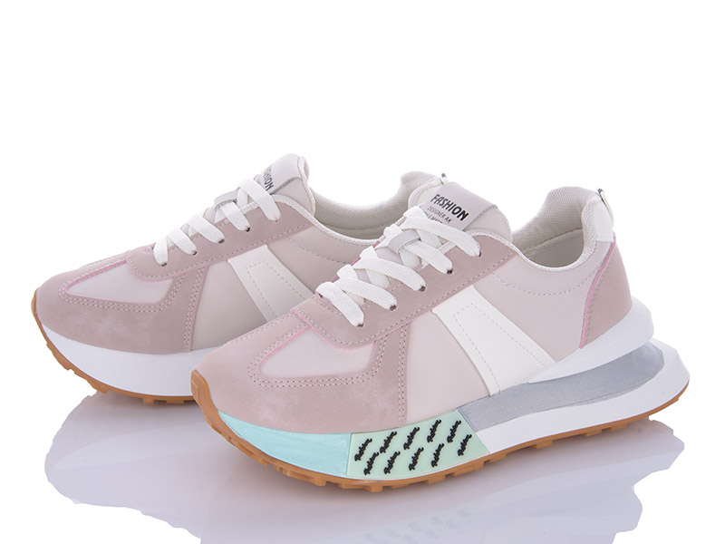 Кроссовки VIOLETA (36-41) 143-27 pink (деми)