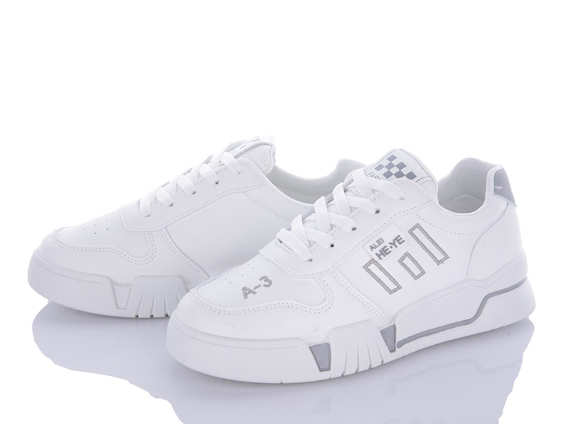 Кроссовки VIOLETA (36-41) 149-12 white-grey (деми)